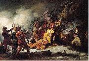 John Trumbull The Death of Montgomery in the Attack on Quebec oil painting